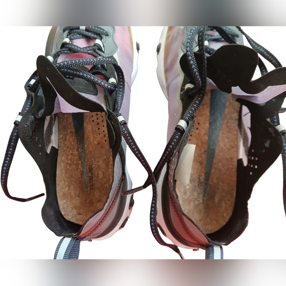 Nike React Element 87 Men's Sneakers - Black and Gray- Size 6 - Picture 15 of 16